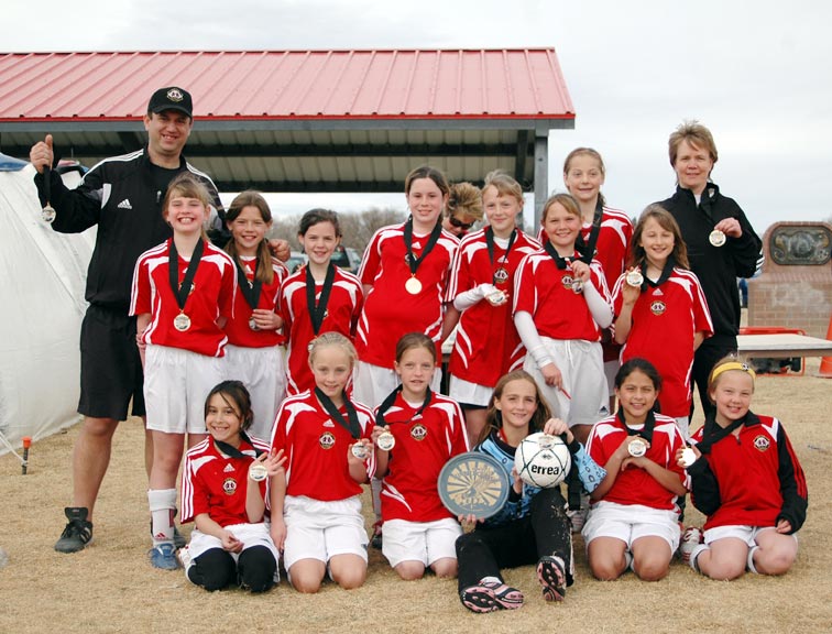 Sunbelt 2008 Girls U11 Division 4 Champions!