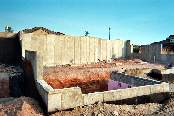 Foundation from back