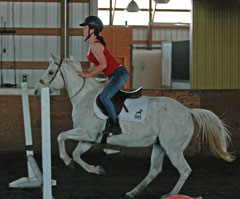 Loren horseback riding May, 2011