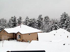 View off of the deck - Jan. 2005.