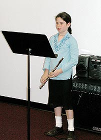 Loren's first recital, 11/2005.