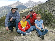 Mudd family and Ashley near Buena Vista, 2006