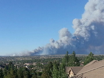 Fires from house looking east 2013